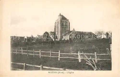 AK / Ansichtskarte Watten Eglise Watten