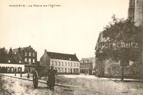 AK / Ansichtskarte Wavrin Place de Eglise Wavrin
