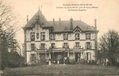 AK / Ansichtskarte Revigny_Lons le Saunier Grand Guerre 1914 15 16 Ruinen Chateau du Faux Miroir Revigny_Lons le Saunier
