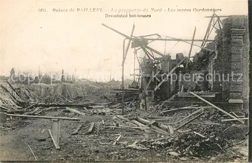 AK / Ansichtskarte Bailleul_Nord Ruines  Bailleul_Nord