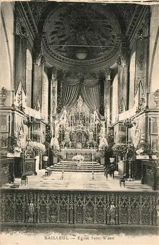 AK / Ansichtskarte Bailleul_Nord Eglise Saint Waast Bailleul_Nord