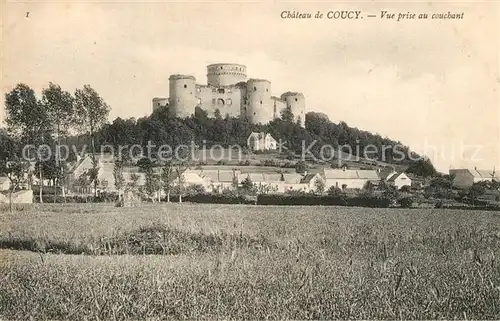 AK / Ansichtskarte Coucy le Chateau Auffrique Chateau Coucy le Chateau Auffrique