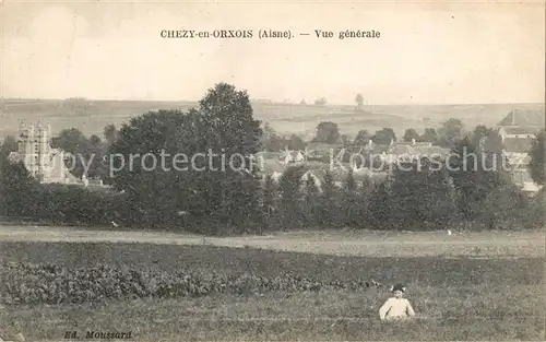 AK / Ansichtskarte Chezy en Orxois Kind auf der Wiese Chezy en Orxois