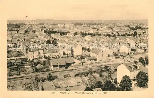 AK / Ansichtskarte Vichy_Allier Fliegeraufnahme Vichy Allier