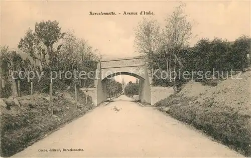 AK / Ansichtskarte Barcelonnette Avenue d`Italie Barcelonnette