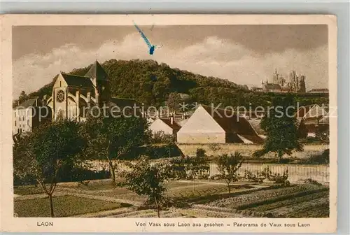 AK / Ansichtskarte Laon_Aisne Panorama de Vaux sous Laon Laon_Aisne