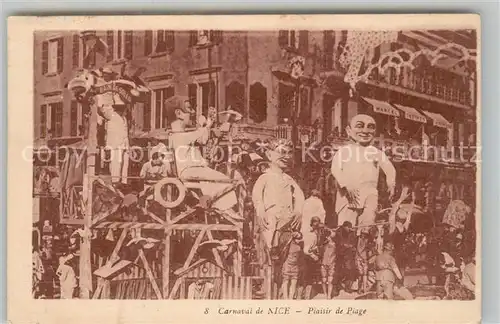 AK / Ansichtskarte Nice_Alpes_Maritimes Carneval Plaisir de Plage Nice_Alpes_Maritimes