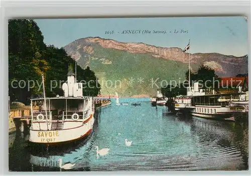 AK / Ansichtskarte Annecy_Haute Savoie Port Annecy Haute Savoie