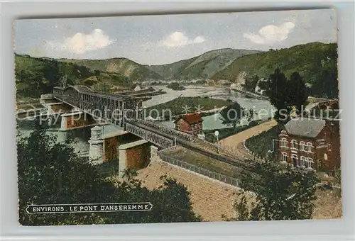 AK / Ansichtskarte Dinant_Wallonie Environs le Pont D`Anseremme Dinant Wallonie