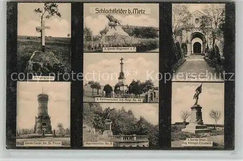 AK / Ansichtskarte Metz_Moselle Schlachtfelder Kriegsgr?ber St. Prival  Metz_Moselle