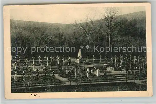 AK / Ansichtskarte Bouillonville Kriegerfriedhof Bouillonville