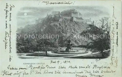 AK / Ansichtskarte Edinburgh Castle Edinburgh