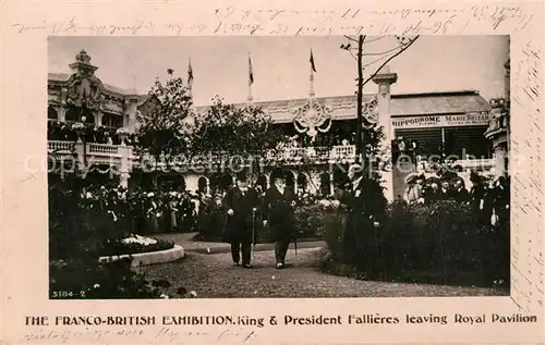 AK / Ansichtskarte Oberwuerschnitz The Franco British Exhibition Royal Pavillon 