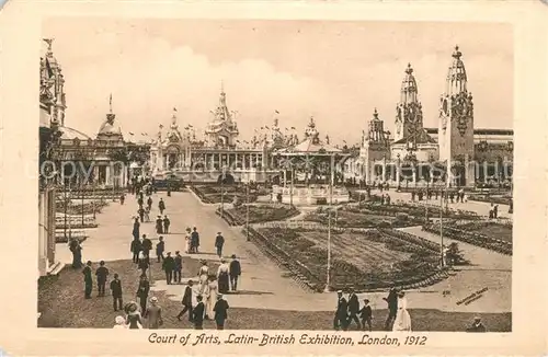 AK / Ansichtskarte London Court of Arts British Exhibition London