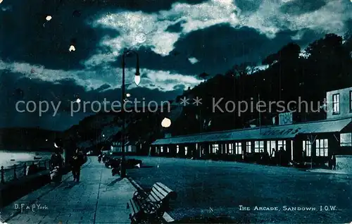 AK / Ansichtskarte Sandown_Isle_of_Wight The Arcade Sandown_Isle_of_Wight