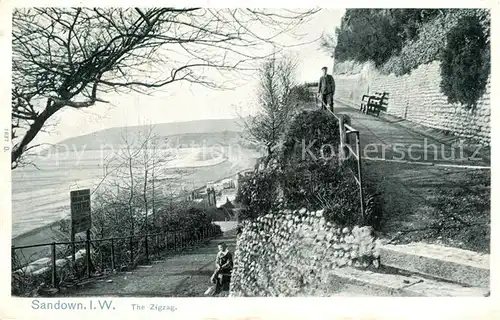 AK / Ansichtskarte Sandown_Isle_of_Wight The Zigzag Sandown_Isle_of_Wight