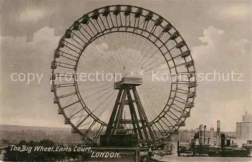 AK / Ansichtskarte London the Big Wheel Earls Court London