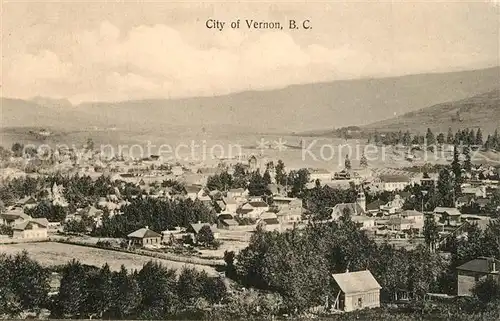 AK / Ansichtskarte Vernon_British_Columbia Panorama Vernon_British_Columbia