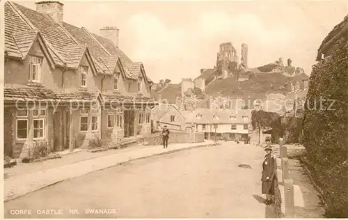 AK / Ansichtskarte Corfe_Dorset Corfe Castle  Corfe Dorset