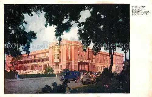 AK / Ansichtskarte Bournville The New Dining Room Block Bournville