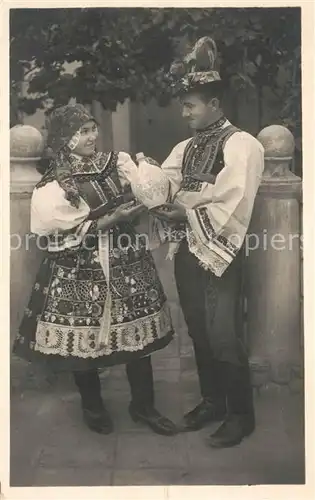 AK / Ansichtskarte Morave Moravske narodni kroje Volkstracht Morave