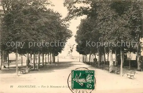 AK / Ansichtskarte Angouleme Monument de Carnot Angouleme