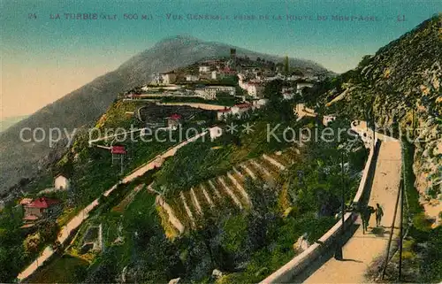 AK / Ansichtskarte La_Turbie Route de Mont Agel La_Turbie