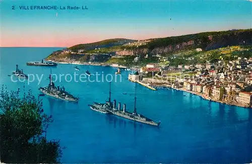 AK / Ansichtskarte Villefranche sur Mer La Rade Villefranche sur Mer