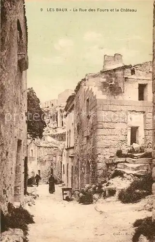 AK / Ansichtskarte Les_Baux de Breteuil La Rue des Fours et le Chateau Les_Baux de Breteuil