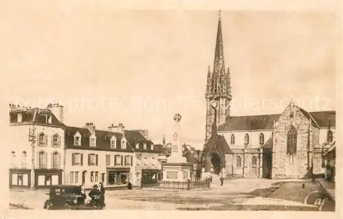 AK / Ansichtskarte Landivisiau Place de l`Eglise Landivisiau