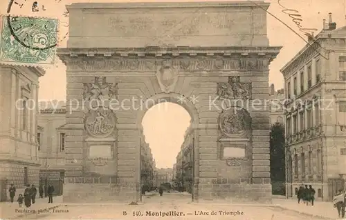 AK / Ansichtskarte Montpellier_Herault Arc de Triomphe Montpellier Herault
