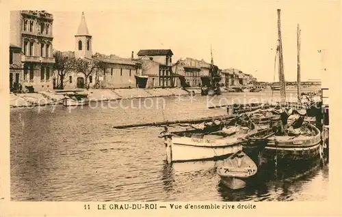 AK / Ansichtskarte Le_Grau du Roi_Gard Rive droite Schiffe Le_Grau du Roi_Gard