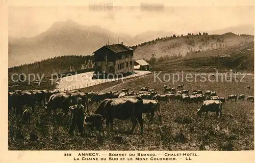 AK / Ansichtskarte Annecy_Haute Savoie Sommet du Semnoz Chalet Hotel K?che Annecy Haute Savoie