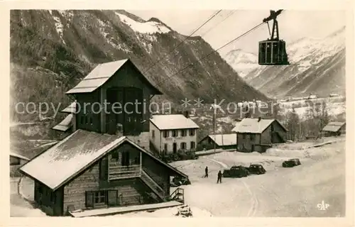 AK / Ansichtskarte Les_Houches La Chaumi?re Gare de Teleferique Les_Houches