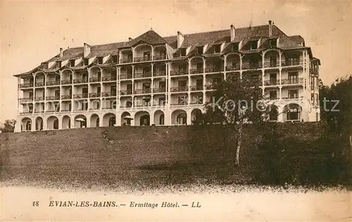 AK / Ansichtskarte Evian les Bains_Haute_Savoie Ermitage Hotel Evian les Bains_Haute