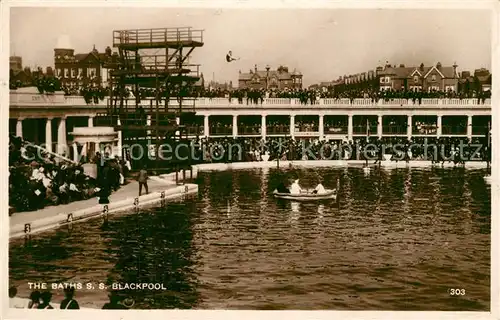 AK / Ansichtskarte Blackpool The Baths Blackpool