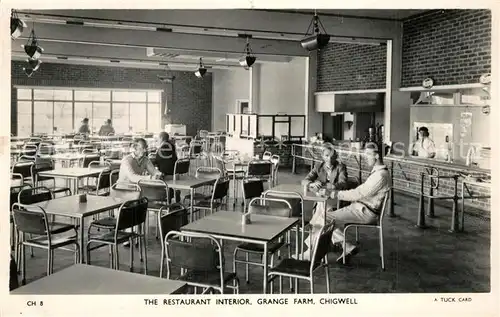 AK / Ansichtskarte Chigwell_Village The Restaurant Interior Grange Farm 