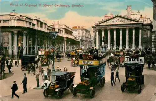 AK / Ansichtskarte London Bank of England and Royal Exchange London