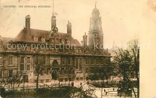 AK / Ansichtskarte Leicester_United_Kingdom The Municipal Buildings Leicester_United_Kingdom