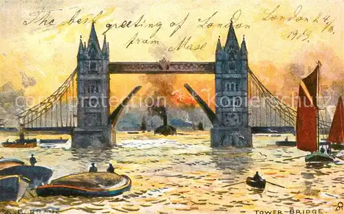AK / Ansichtskarte London Tower Bridge London