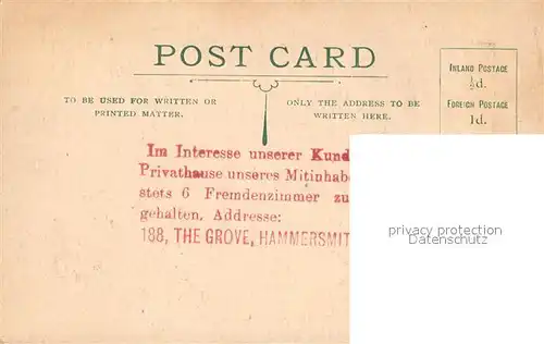 AK / Ansichtskarte London The Grove Hammersmith London