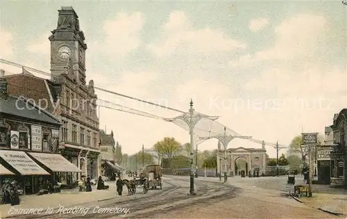 AK / Ansichtskarte Reading Entrance to Reading Cemetery 