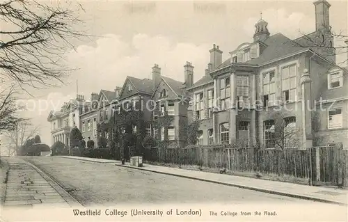 AK / Ansichtskarte London Westfield College from the Road London