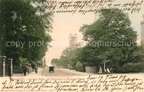 AK / Ansichtskarte London Forest Hill London Road and Hornimans Museum Tower London