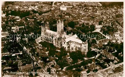 AK / Ansichtskarte London Canterbury Cathedral from the Air London