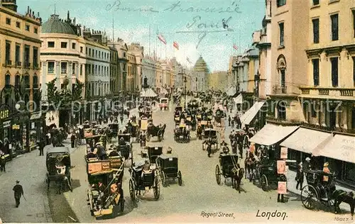 AK / Ansichtskarte London Regent Street London