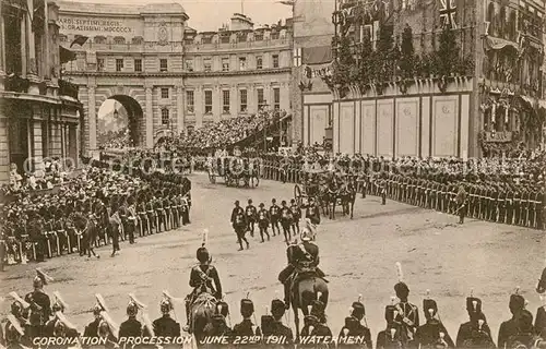 AK / Ansichtskarte London Coronation Procession June 1911 Watermen London