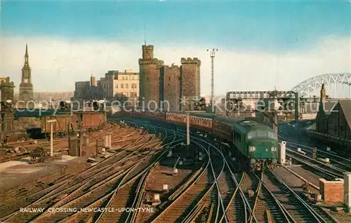 AK / Ansichtskarte Newcastle_upon_Tyne Railway Crossing  