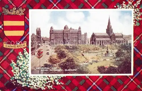 AK / Ansichtskarte Glasgow Cathedral and Royal Infirmary Glasgow