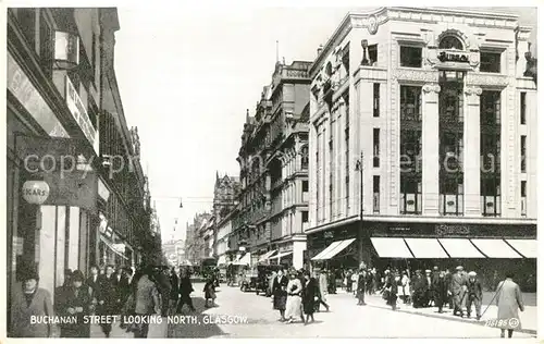 AK / Ansichtskarte Glasgow Buchanan Street looking North Glasgow